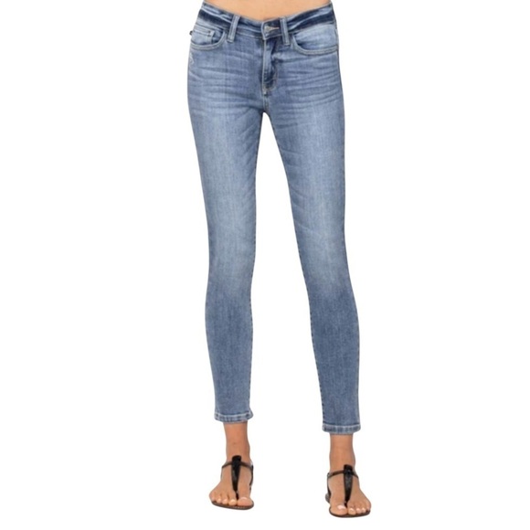 Judy Blue Denim - Judy Blue Skinny Fit Cropped Jeans Size 18W 5 Pocket